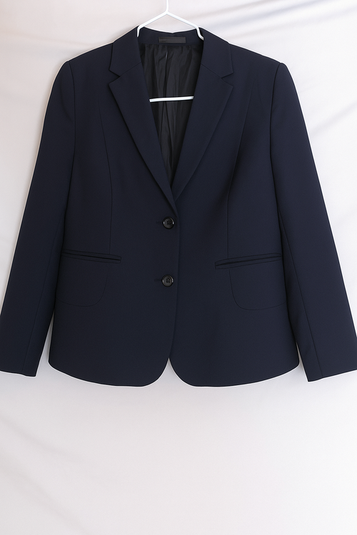 Black Double-Breasted Blazer