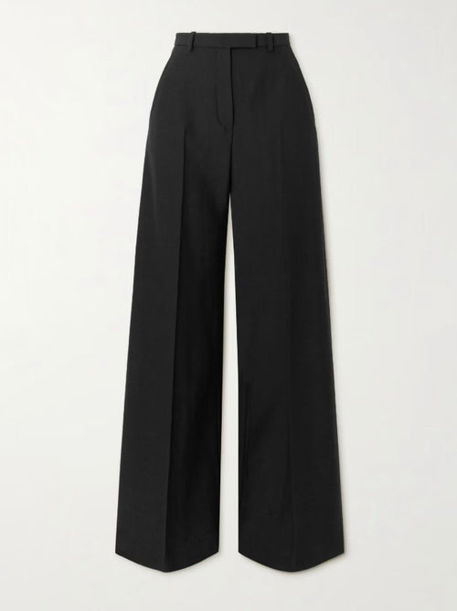 Grace Wide-Leg Trousers – Ash Grey